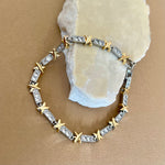 Onyx 12 | Gold Plated Bracelet