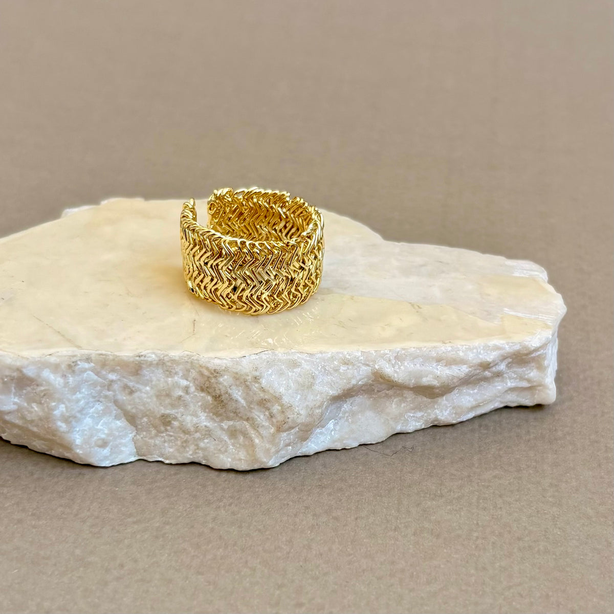 Bravira | Gold Plated Ring