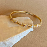 Darian | Gold Plated Bangle
