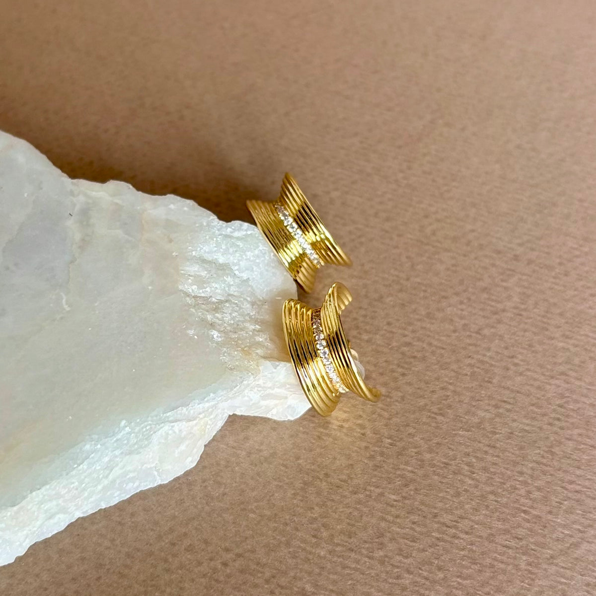 Shildot | Gold Plated Earrings