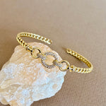 Zareni | Gold Plated Bangle