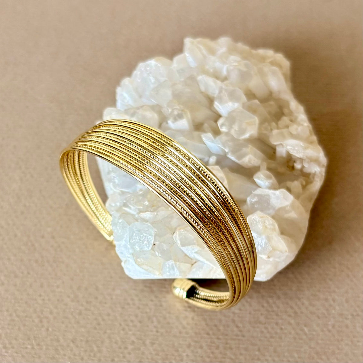 Verouna 02 | Gold Plated Bangle