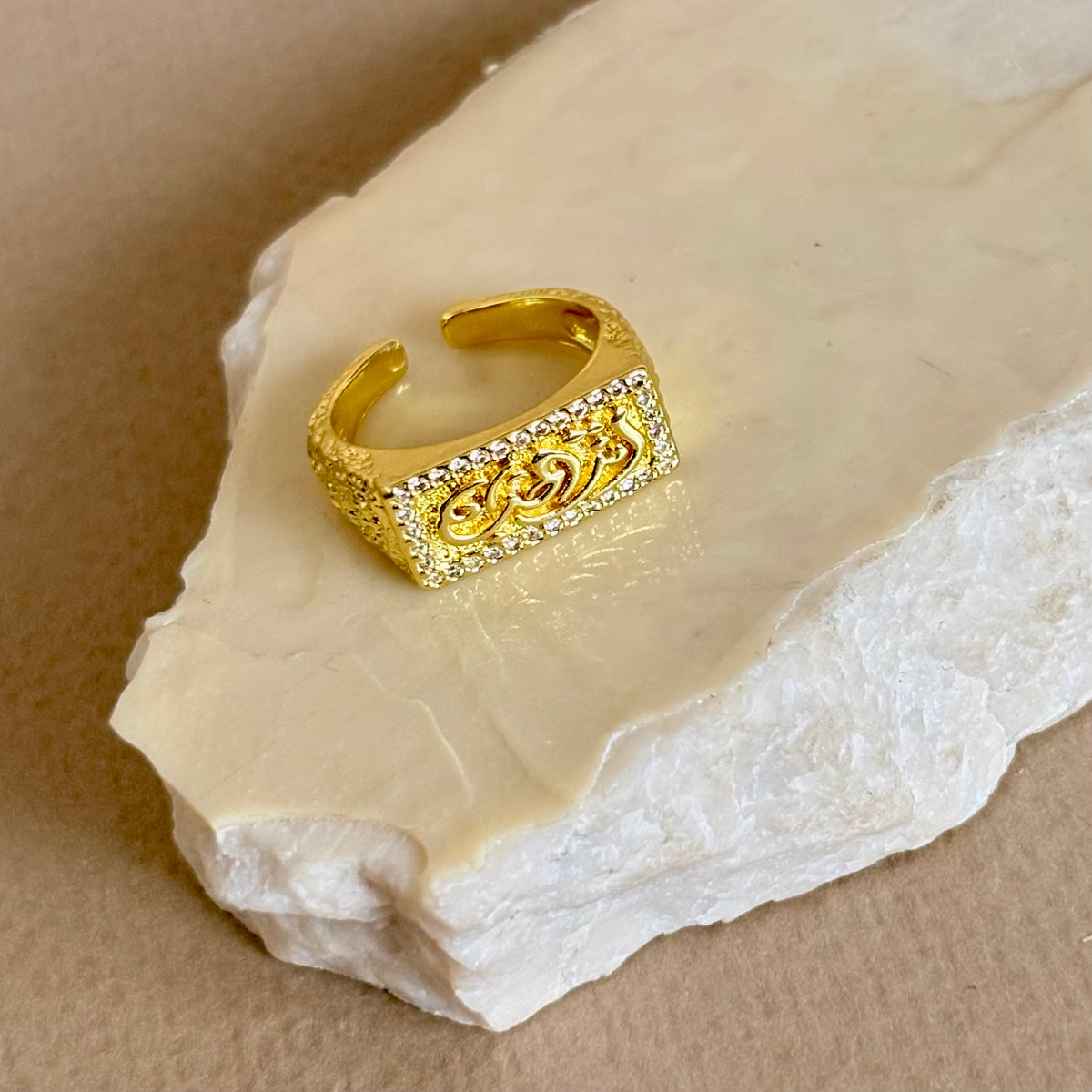 Enta El-Hob | Gold Plated Ring