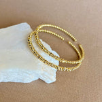 Dove | Gold Plated Bangle