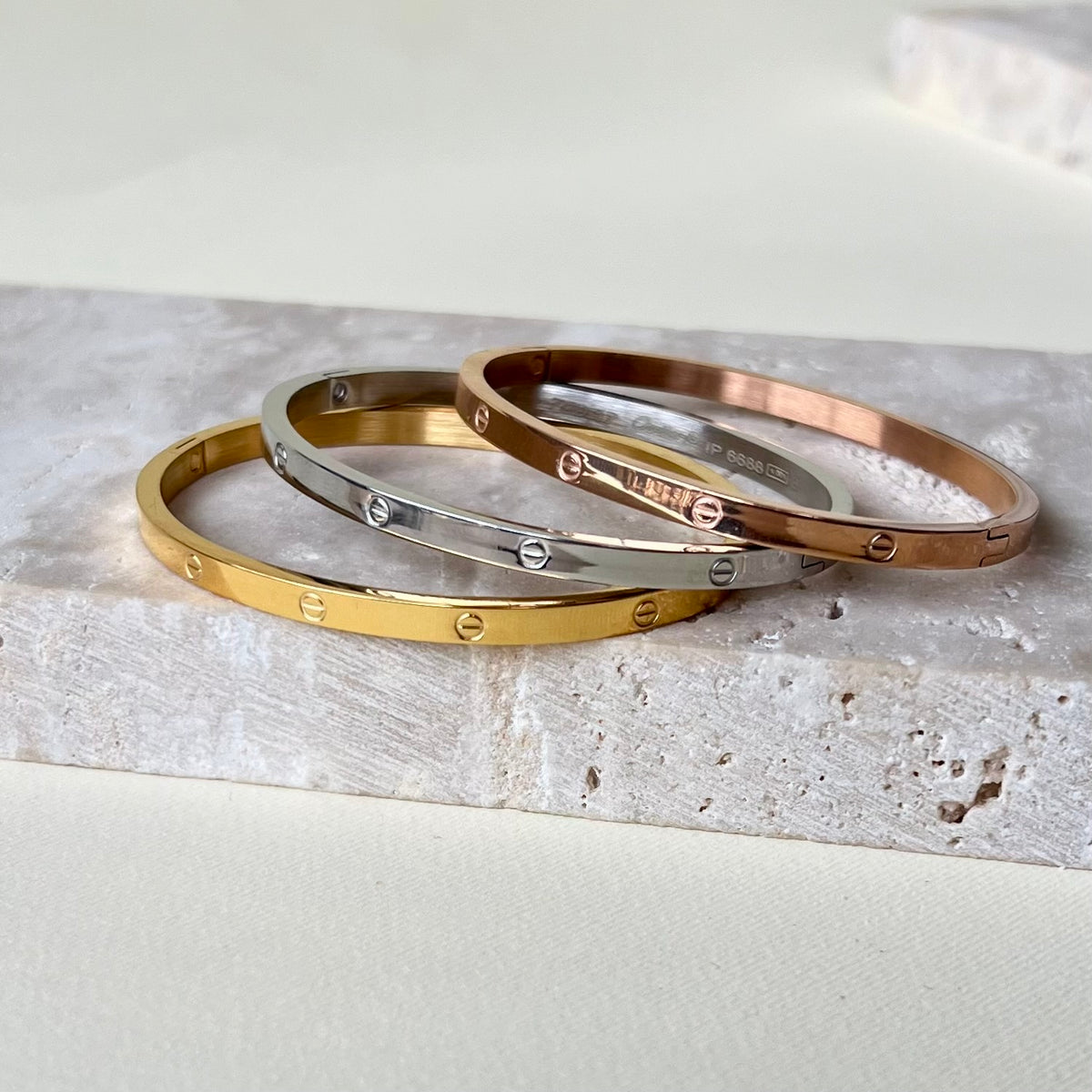 The Eternity | Gold Plated [Set of 3 Bangles]