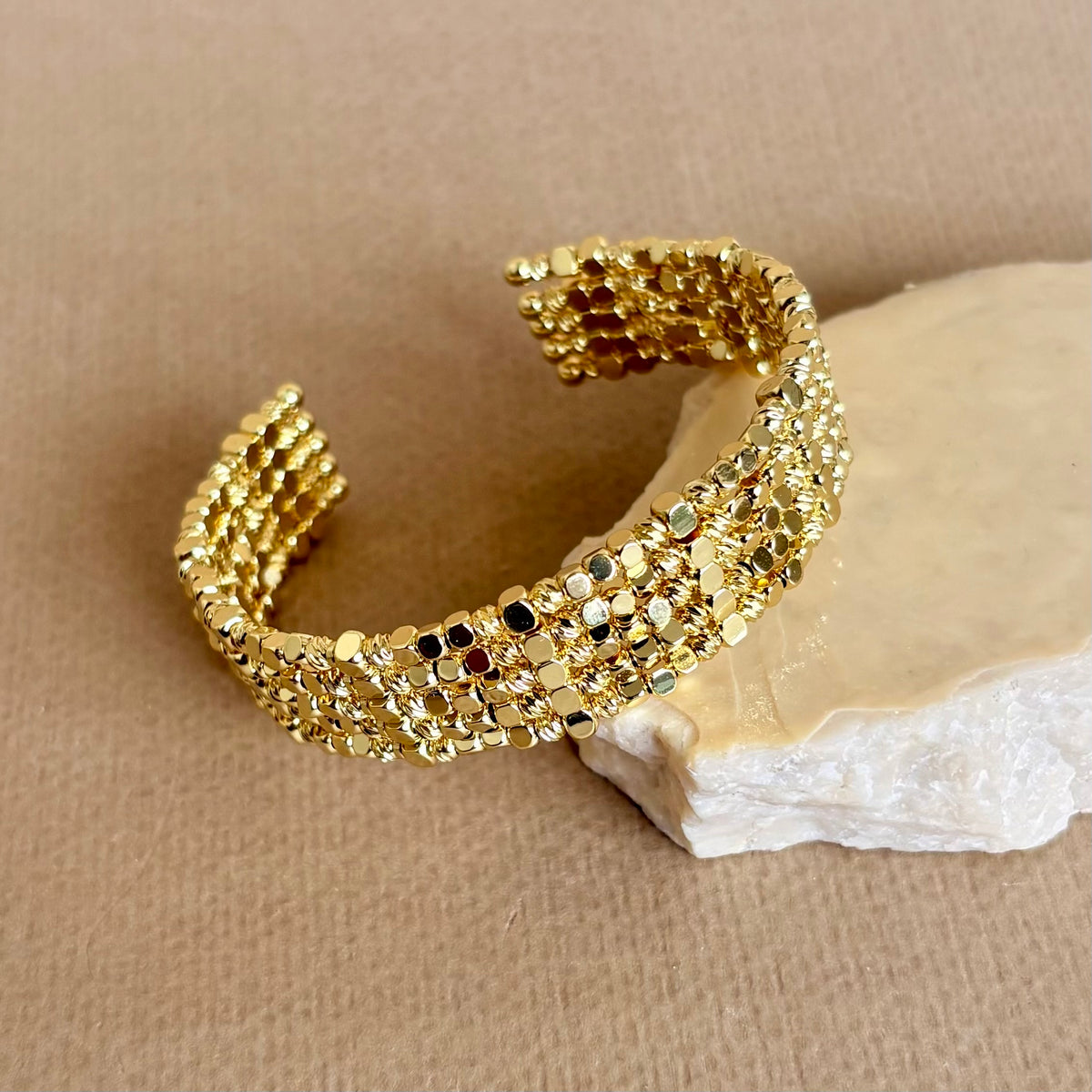 Parvessa | Gold Plated Bangle