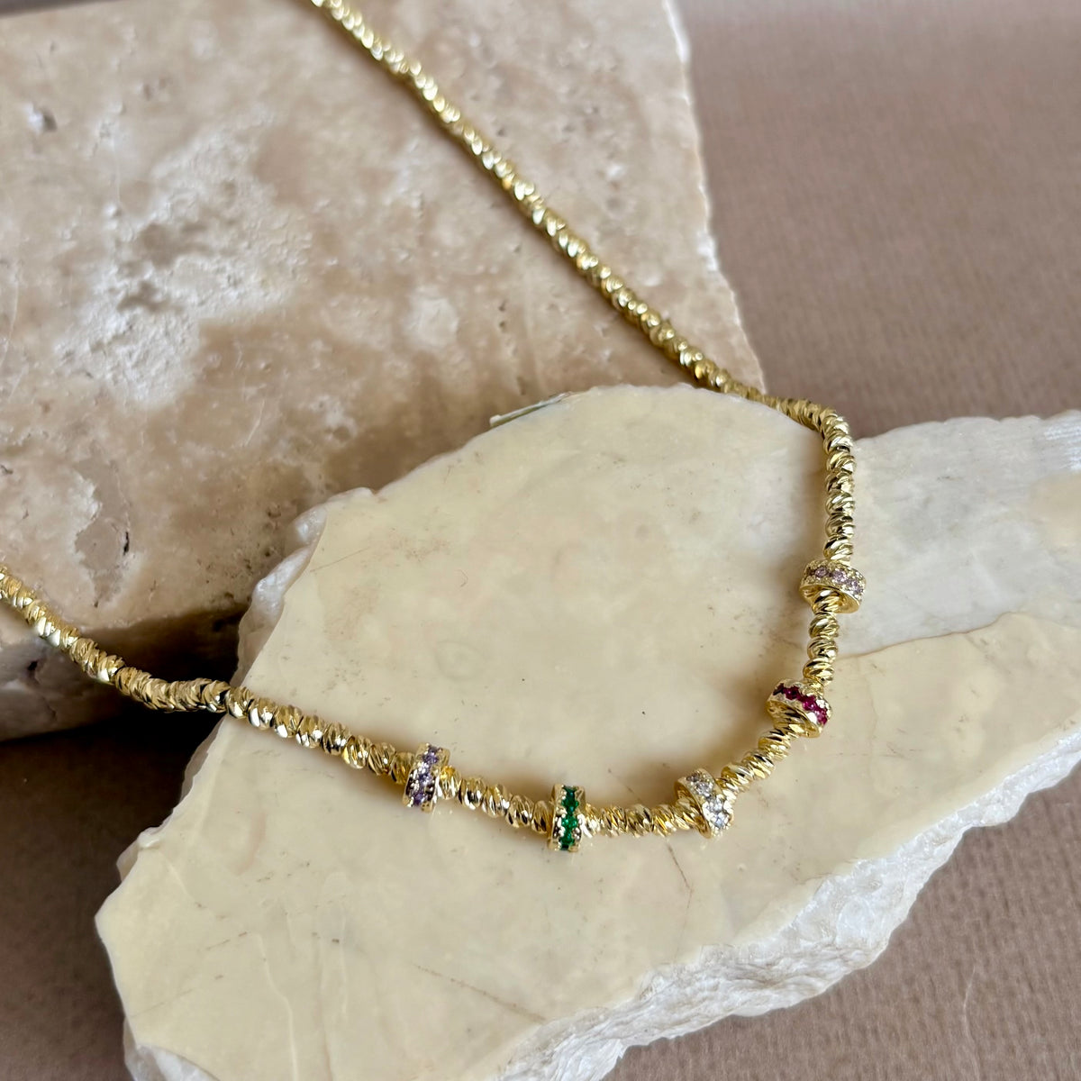 Quenor | Gold Plated Necklace