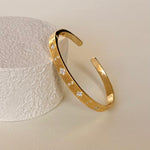 Calen | Gold Plated Bangle