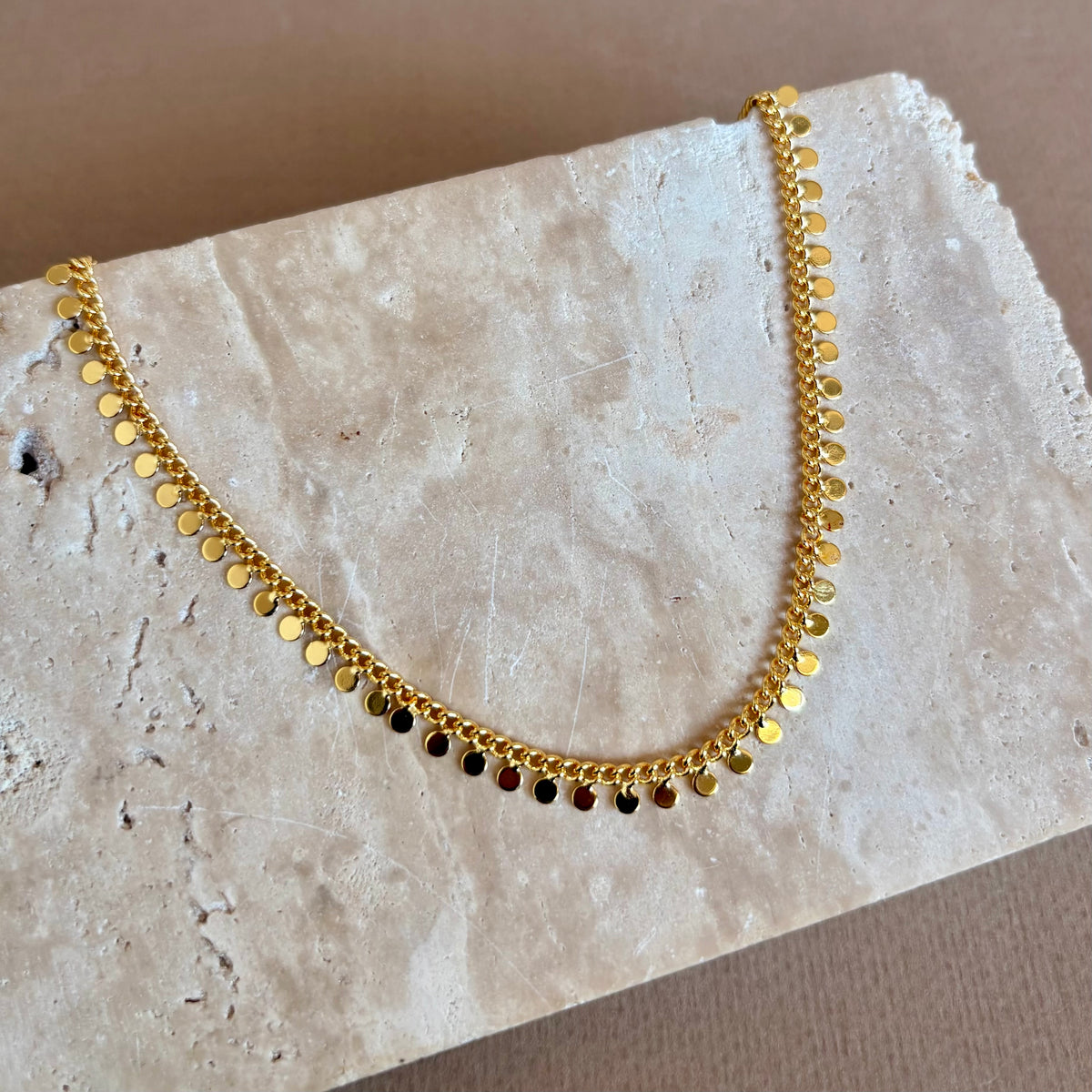 Circulos | Gold plated Necklace