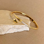 Merique | Gold Plated Bangle