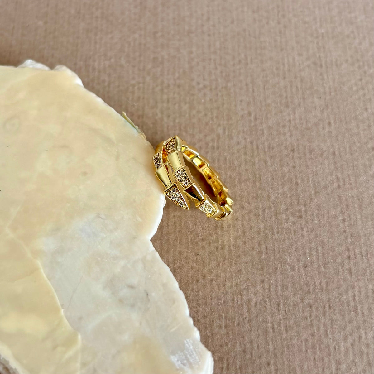 Jareliah | Gold Plated Ring