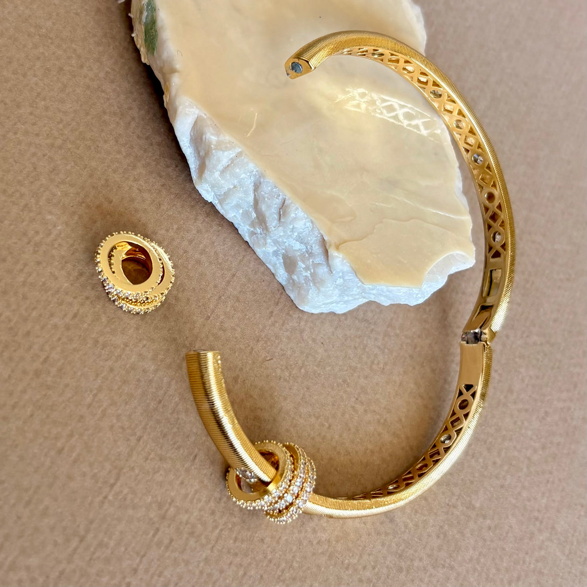 Felix | Gold Plated Bangle
