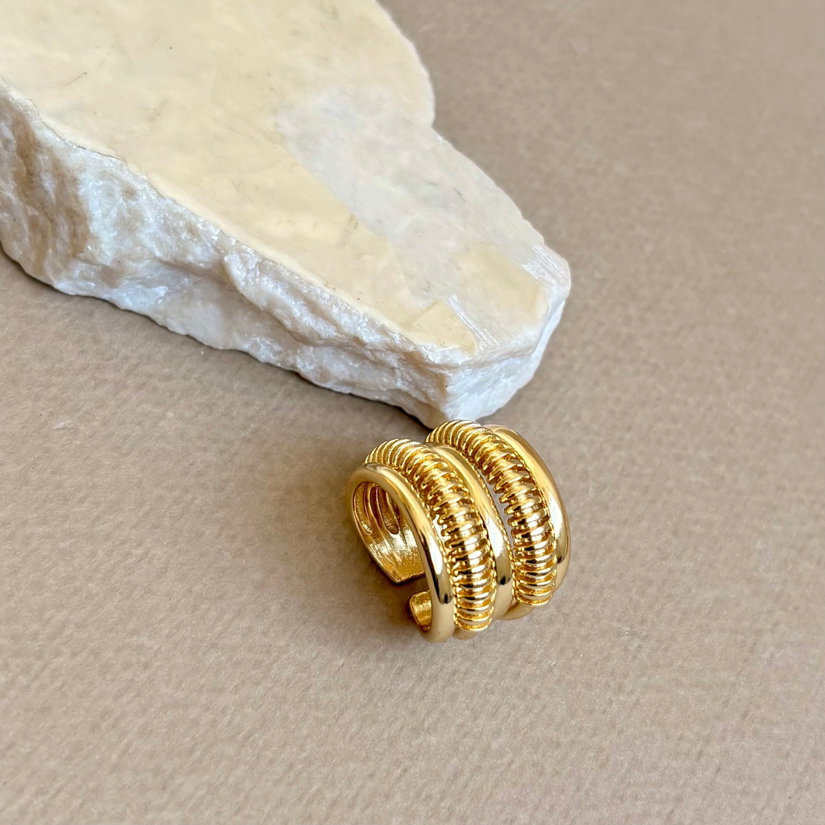 Calviro | Gold Plated Ring