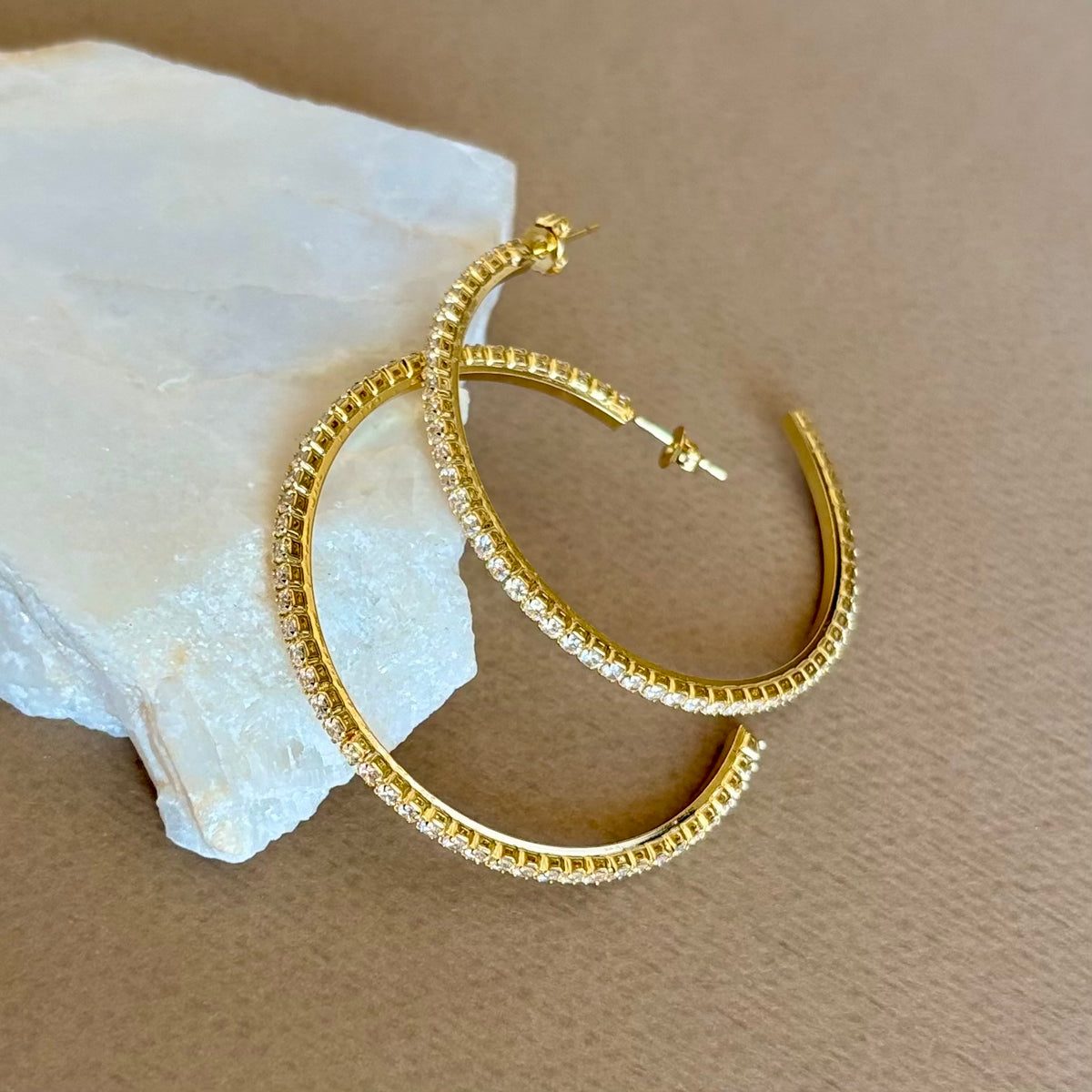Elaminat | Gold Plated Earrings