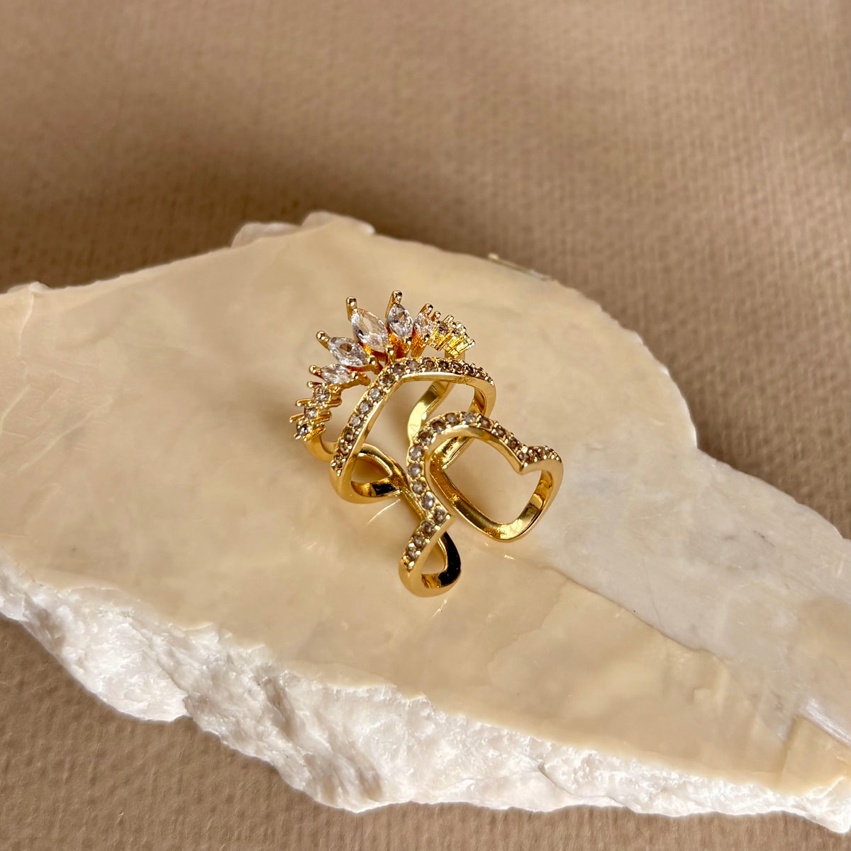 Iseron 02 | Gold Plated Ring