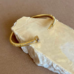 Crystal Chyodo 03 | Gold Plated Bangle