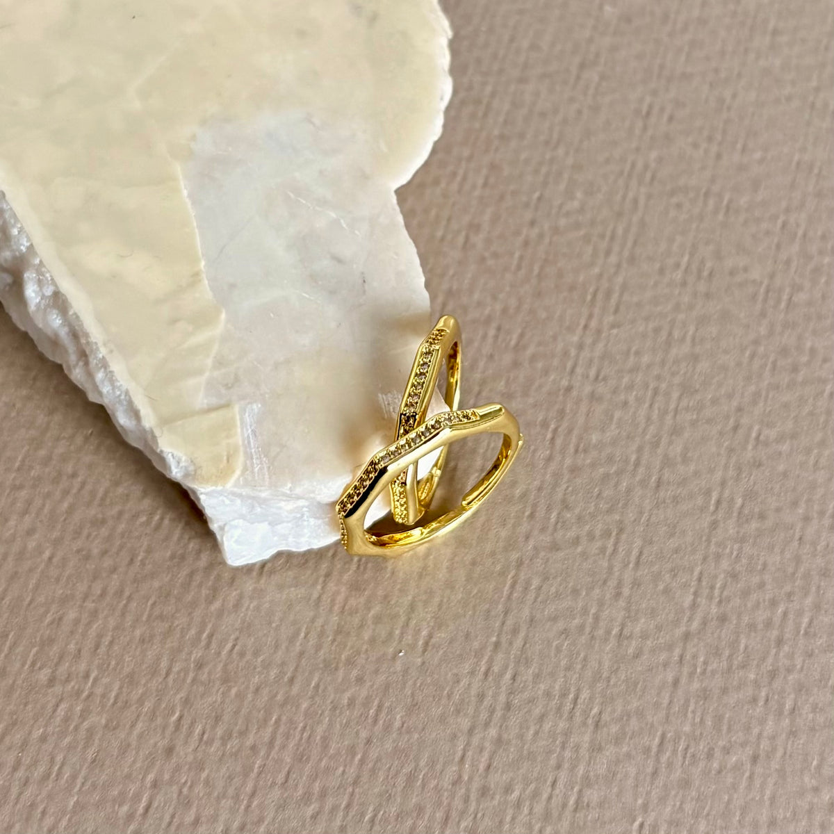 Nivis | Gold Plated Ring