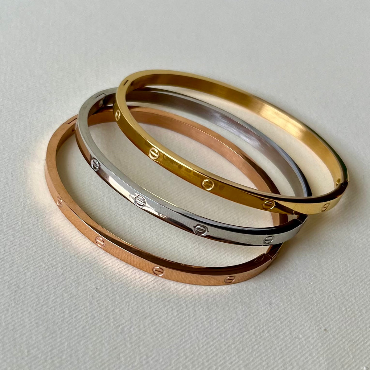 The Eternity | Gold Plated [Set of 3 Bangles]