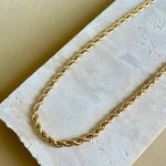 Gold Rope Chain 02 | Stainless Steel Necklace