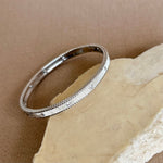 Orlisse 02 | White Gold Plated Bangle