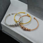 Triple Dew | 24K Gold Plated [Set of 3 Bangles]