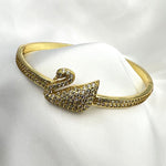 Royal Swan | 24K Gold Plated [Set of 3 Bangles]