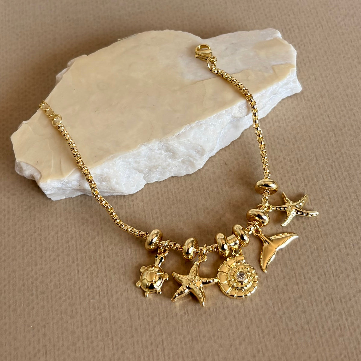 Sea Breeze | Gold Plated Bracelet