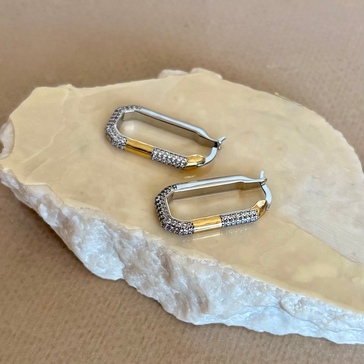 Silvaro 02 | Gold Plated Earrings