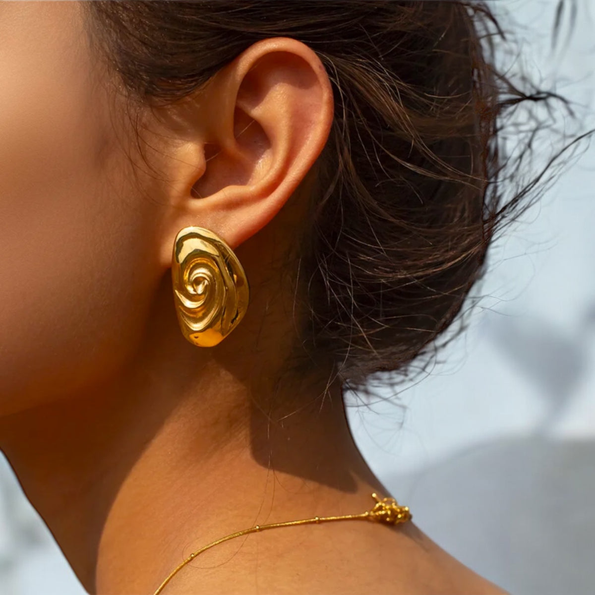 Oslo | Gold Plated Earrings