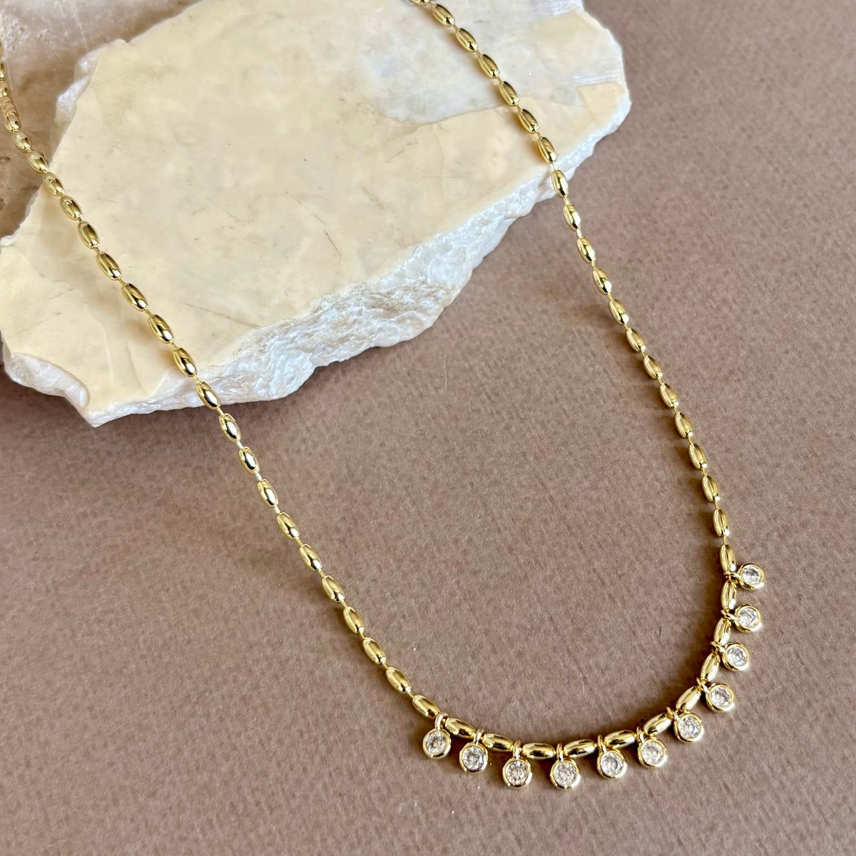Tenoria | Gold Plated Necklace