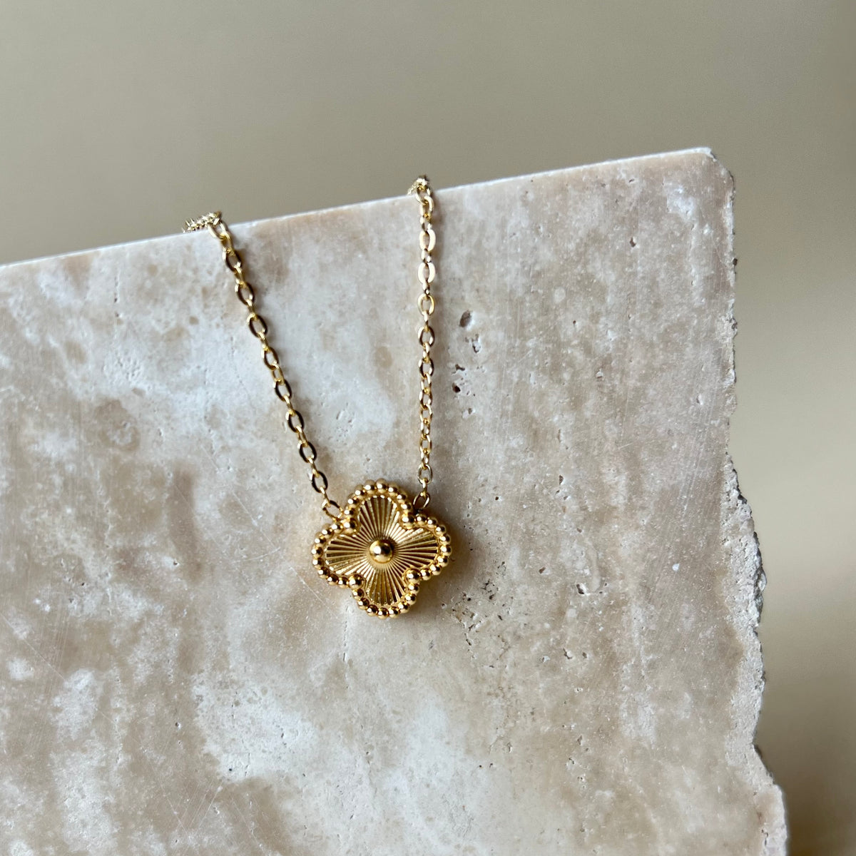 GOLD CLEEF 02 | Gold Plated Necklace