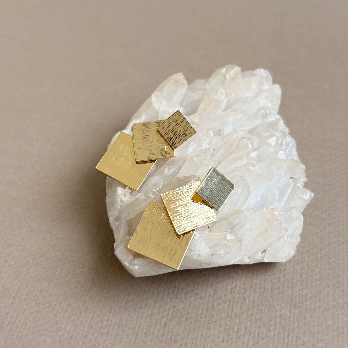 Locra | Gold Plated Earrings