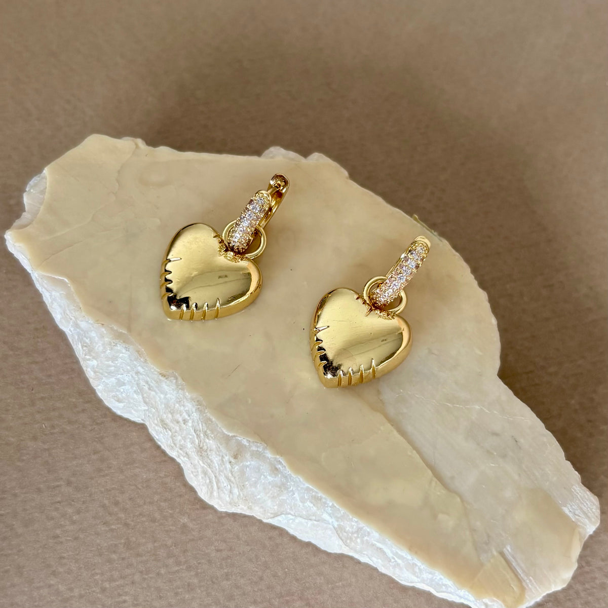 Fayra | Gold Plated Earrings [2 In 1]