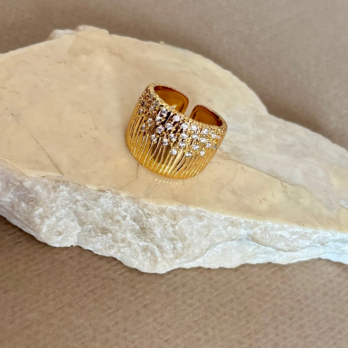Seronixia | Gold Plated Ring