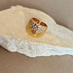 Seronixia | Gold Plated Ring
