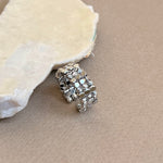 Rexira 02 | White Gold Plated Ring