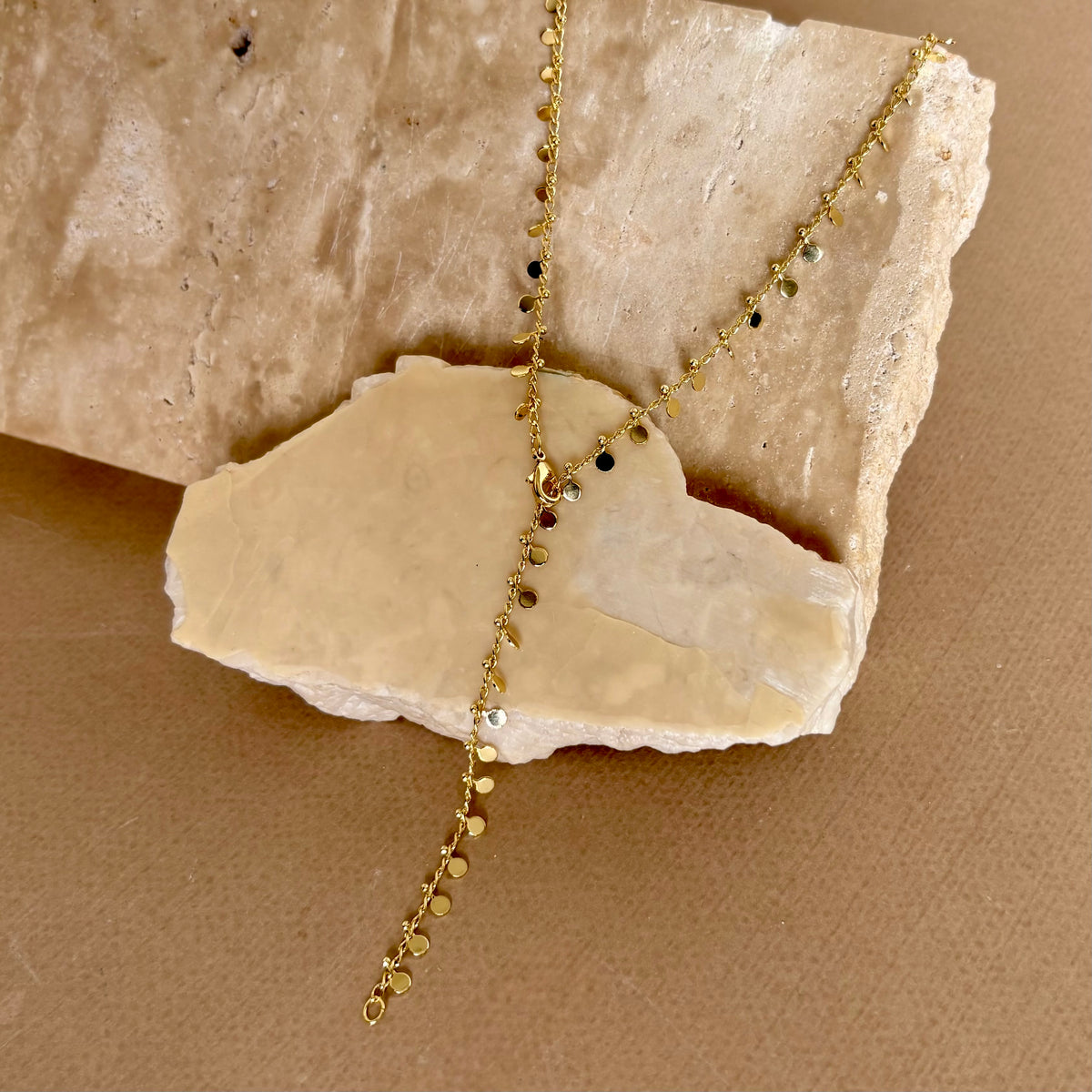 Ovelisse | Gold Plated Necklace [ convertible ]
