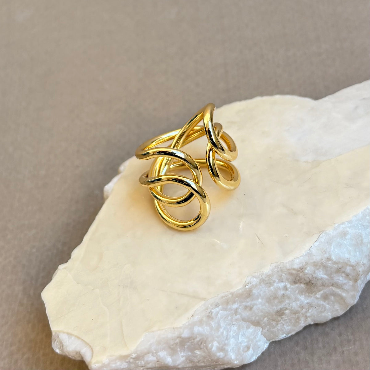 Aureon | Gold Plated Ring