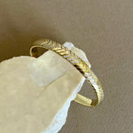 Messika 02 | Gold Plated Plated Bangle