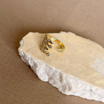 Claws 02 | Gold Plated Ring