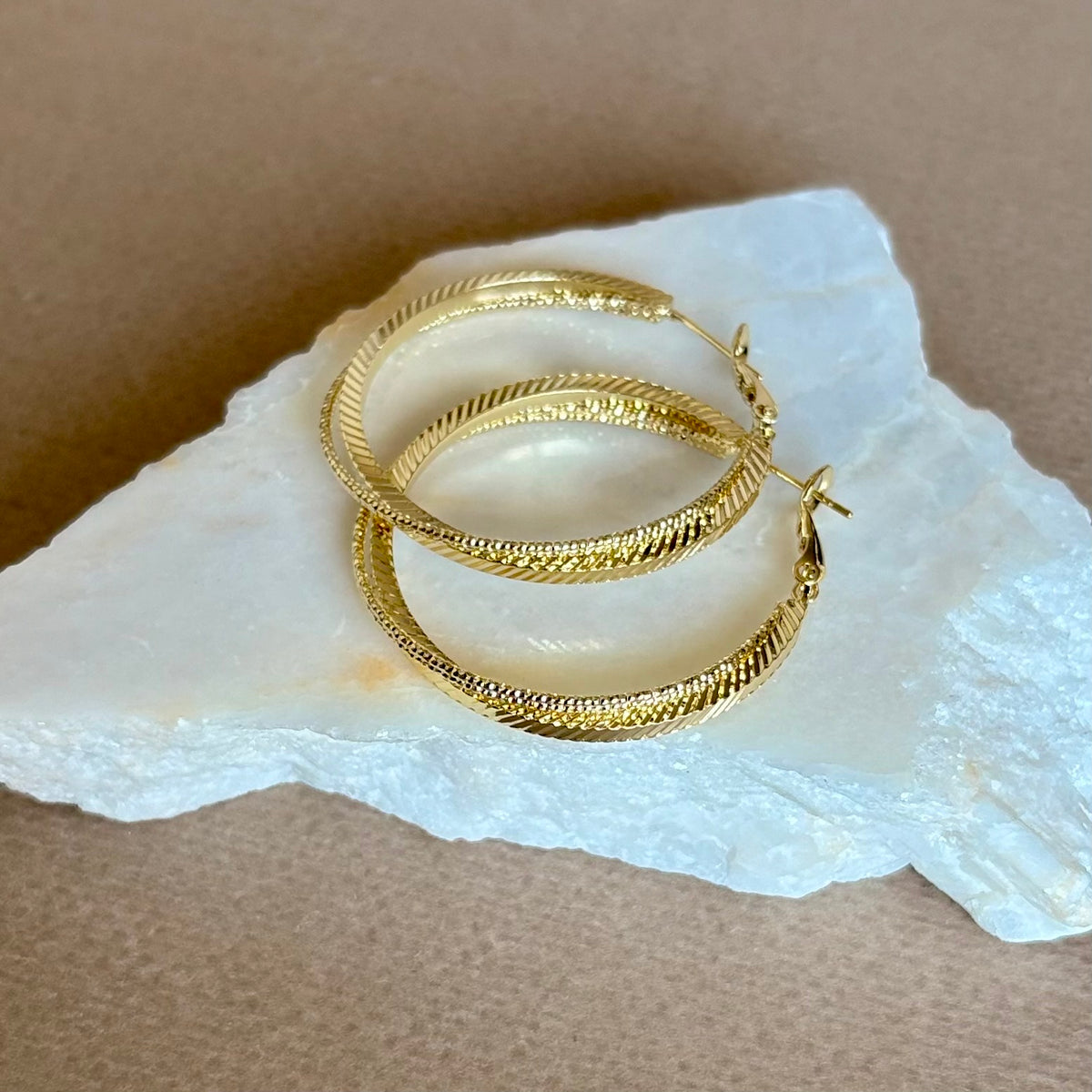 Lunatic | Gold Plated Earrings