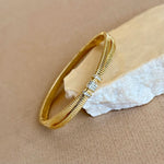 Solennea 02 | Gold Plated Bangle
