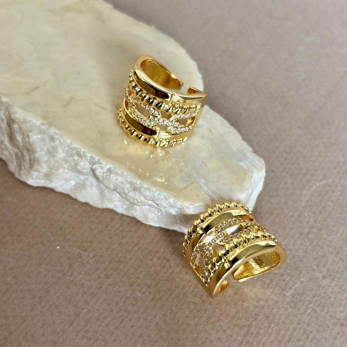 Averionne | Gold Plated Ring