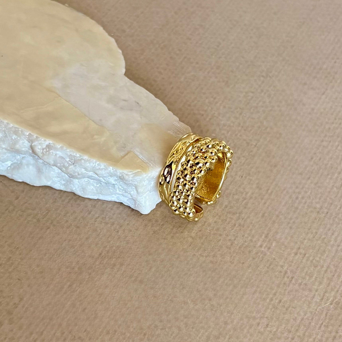 Cariona | Gold Plated Ring