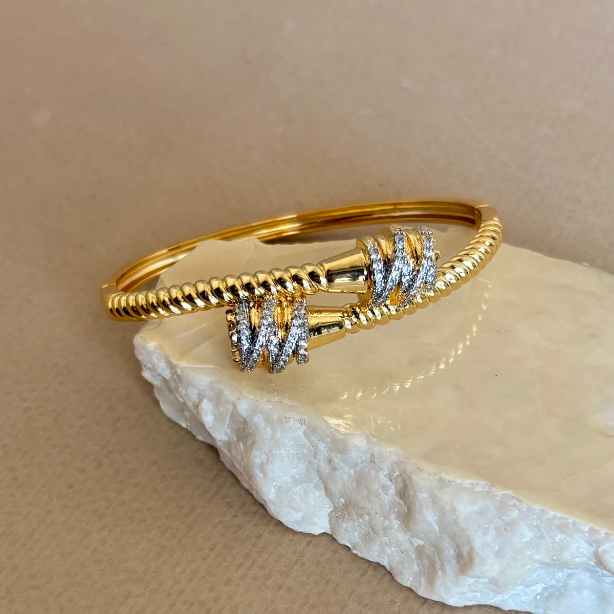 Corenya | Gold Plated Bangle