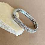 Lavorin | White Gold Plated Bangle