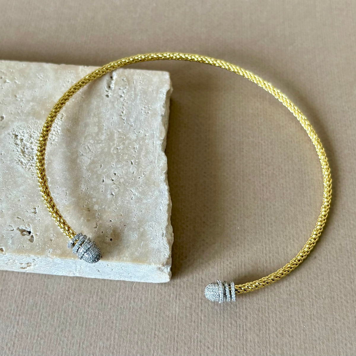 Aurnick | Gold Plated Necklace [Choker]