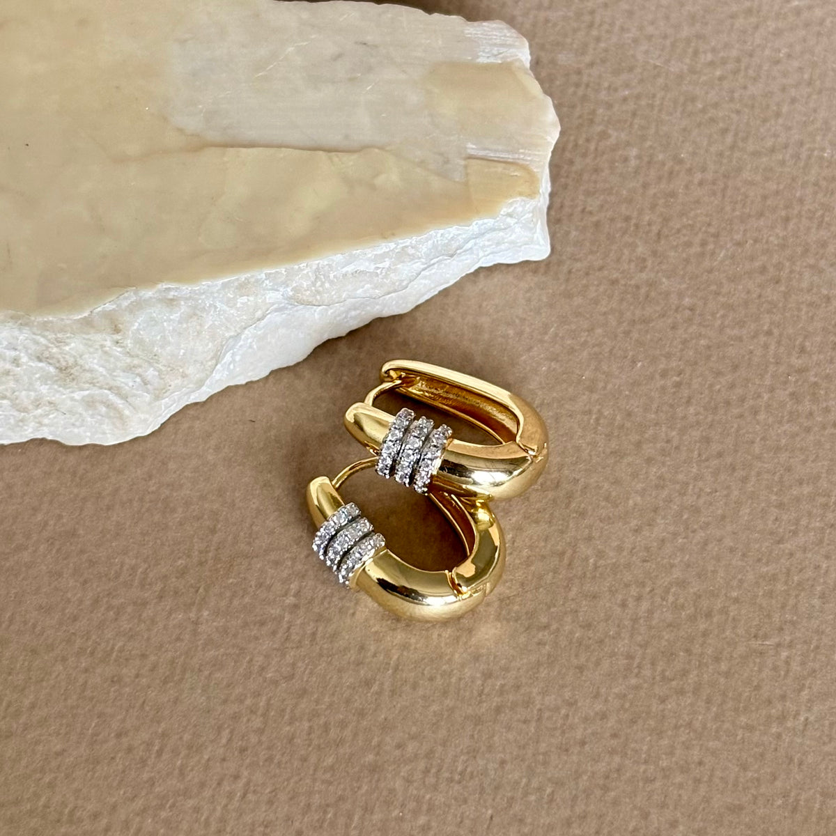 Gunzy 03 | Gold Plated Earrings