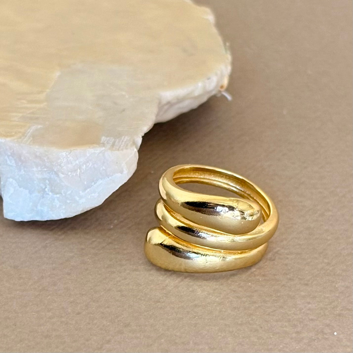 Xyrel | Gold Plated Ring