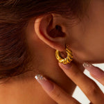 Rio | Gold Plated Earrings